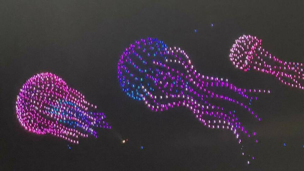 UNOC opening projection image